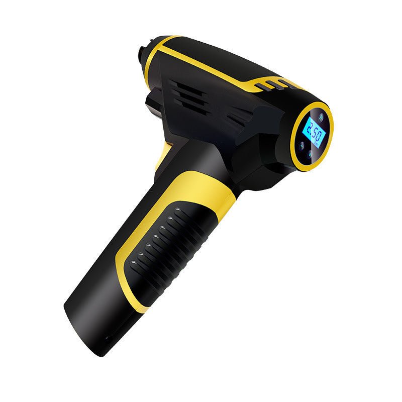 Automatic Portable Handheld Digital LED Smart Car Air Compressor - Auto Clean Pro