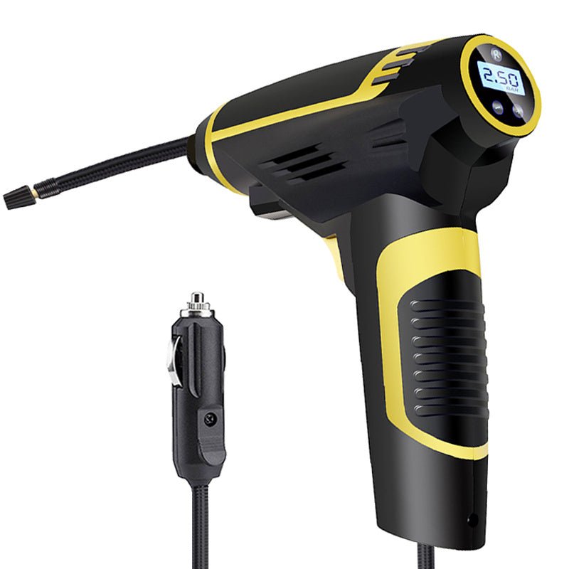 Automatic Portable Handheld Digital LED Smart Car Air Compressor - Auto Clean Pro