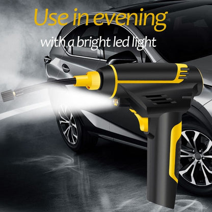 Automatic Portable Handheld Digital LED Smart Car Air Compressor - Auto Clean Pro