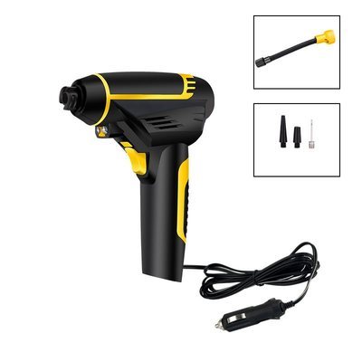 Automatic Portable Handheld Digital LED Smart Car Air Compressor - Auto Clean Pro